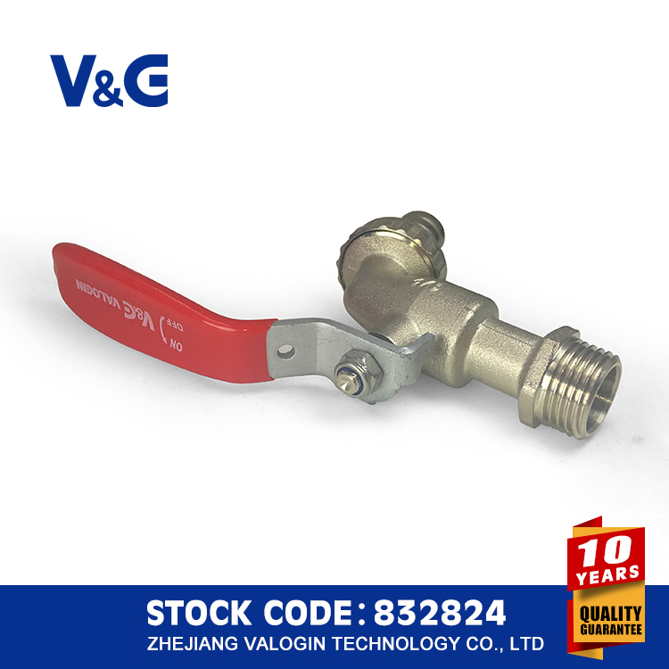 Латунный кран с никелированным покрытием VG13.99081