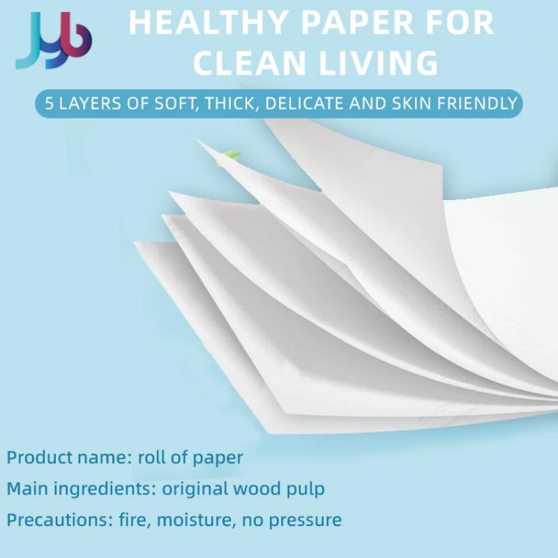 Paper Roll Toilet Paper Cost-Effective Household Pack Wholesale Roll Tissue Paper Roll Toilet Paper Toilet Paper Toilet-Roll
