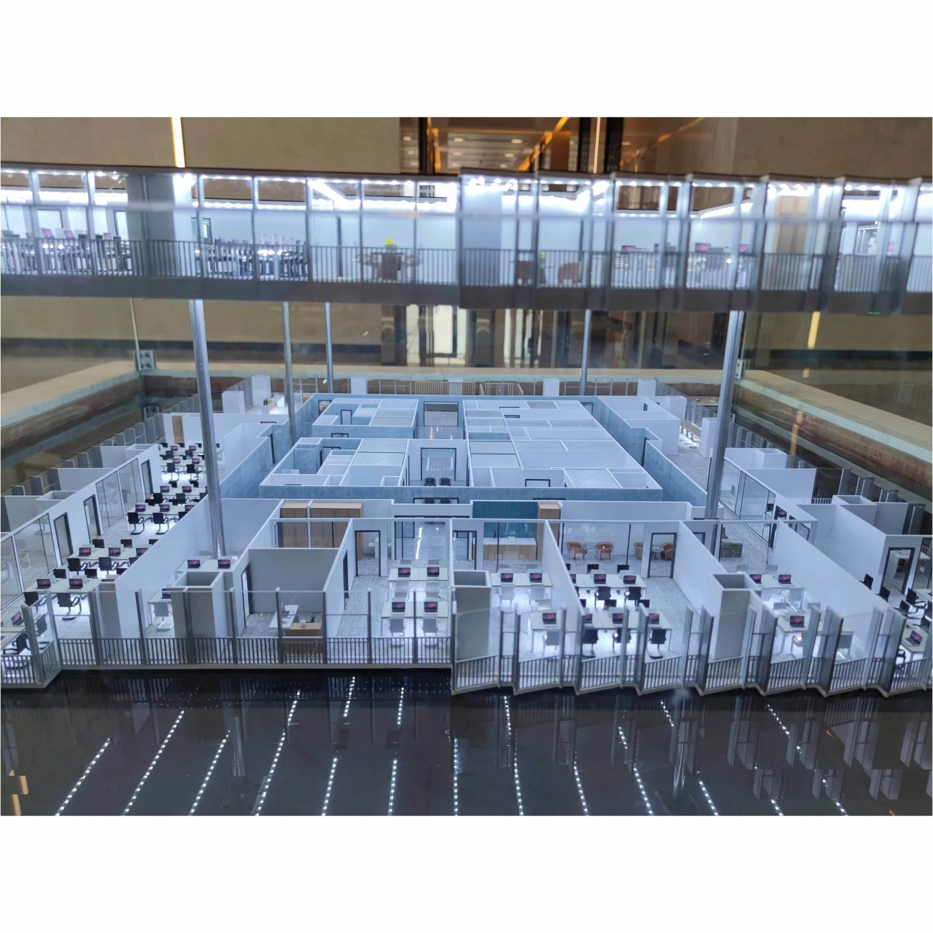 Multi Dimensional Internal Space Planning Architectural Model for Commercial Stores