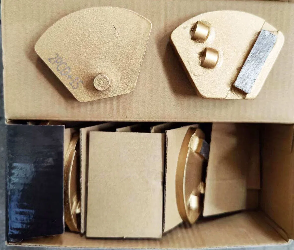 3 Holes 2PCD+1segment Durable Diamond for Floor Grinder