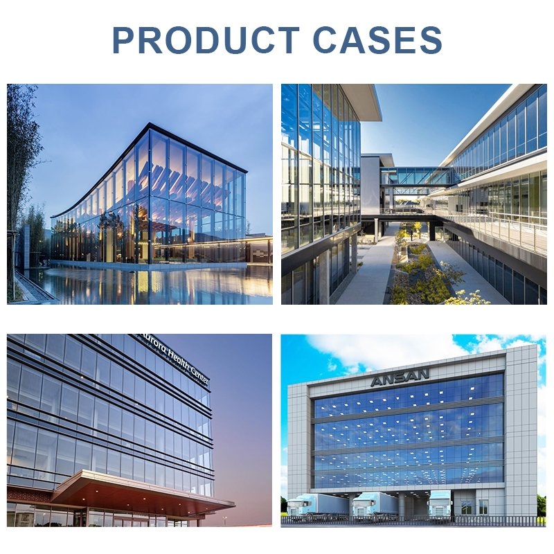 Ghana Office Building Project Frameless Glass Curtain Wall High Performance Details Price System Hotel Curtain Wall
