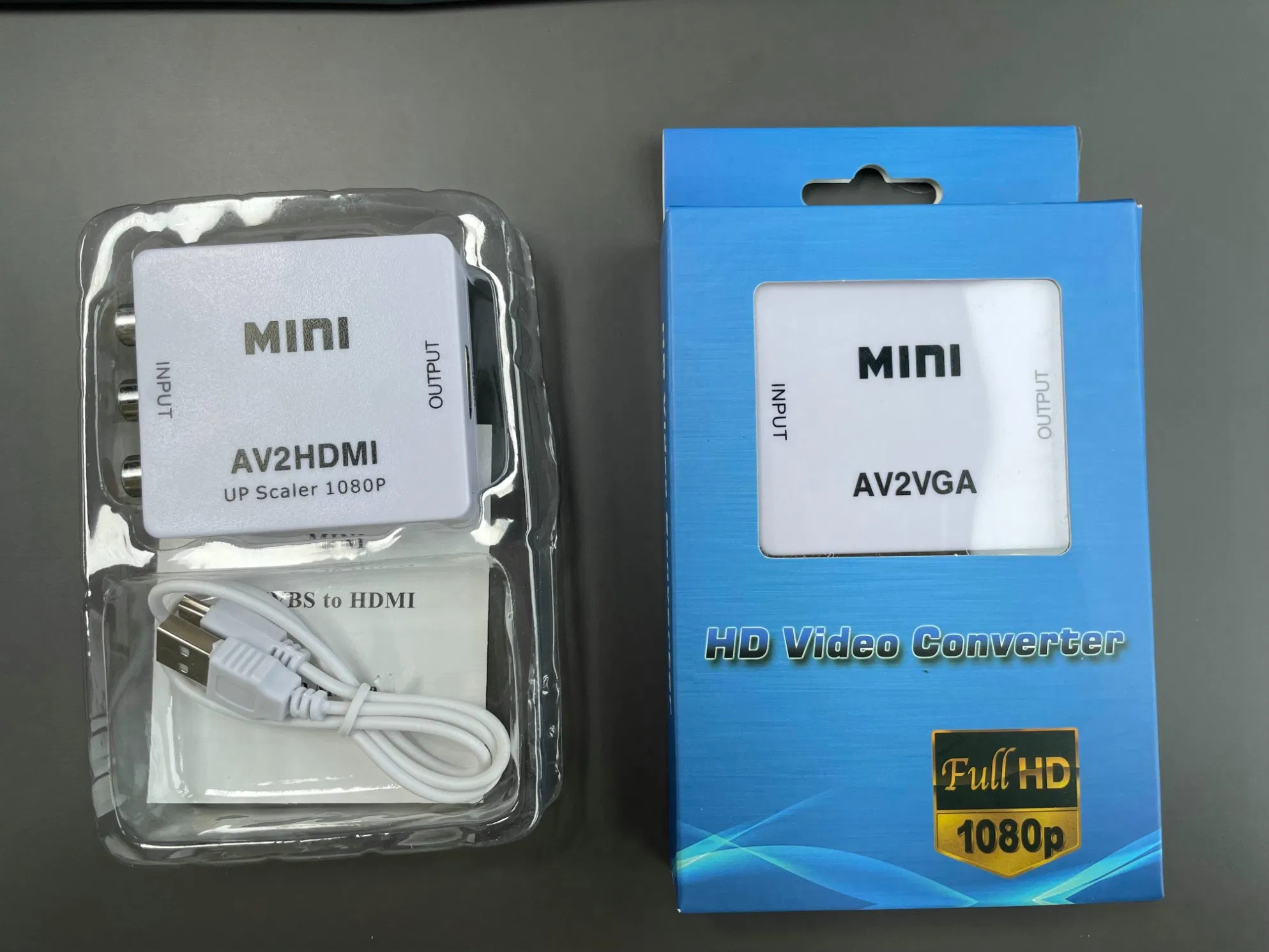 Конвертер HDMI в VGA с аудио 1080P/4K