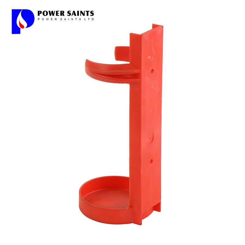 Red Plastic Fire Extinguisher Bracket