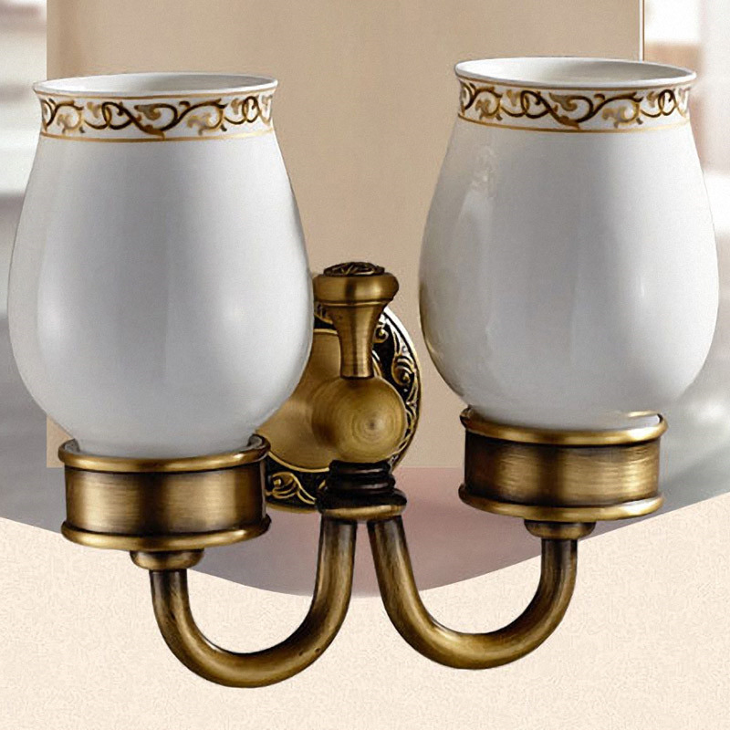 Antique Brass Carved Towel Paper Holder Bathroom Towel Rack Bathroom Accessories Set