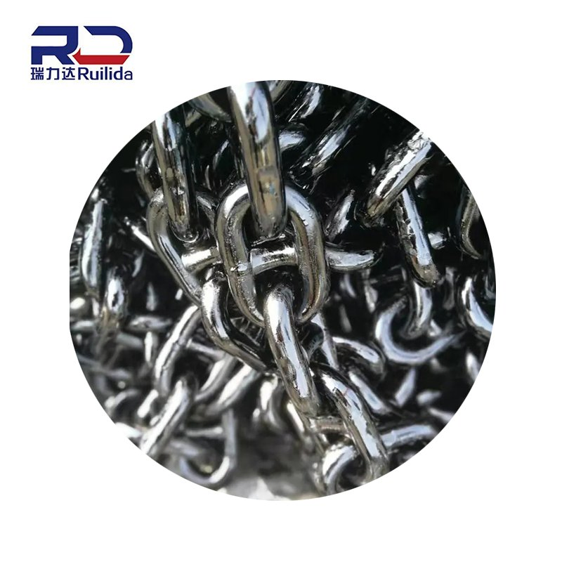 14-127mm U1/U2/U3 Marine Welded Stud Link Anchor Chain with CE Certificate