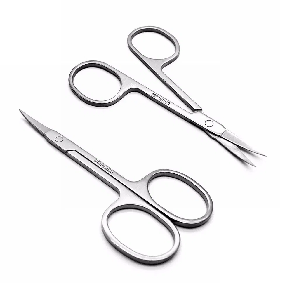 Tailor Eyelash Nail Scissors Private Label Stainless Steel Eyebrow Nose Hair Medical Scissors