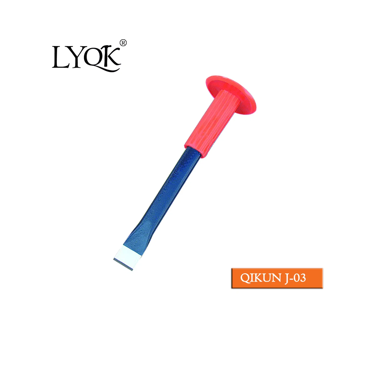 Долото холодное J-01 с двухцветной противоскользящей рукояткой