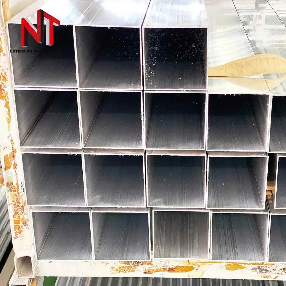 Customized 6ooo Series Aluminum Rectangular Pipes with Cutting Service-Premium Quality