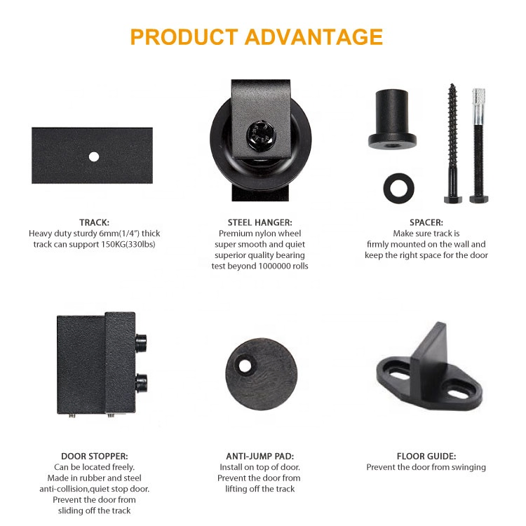Sliding Door Hanging Wheel Sliding Barn Door Hardware