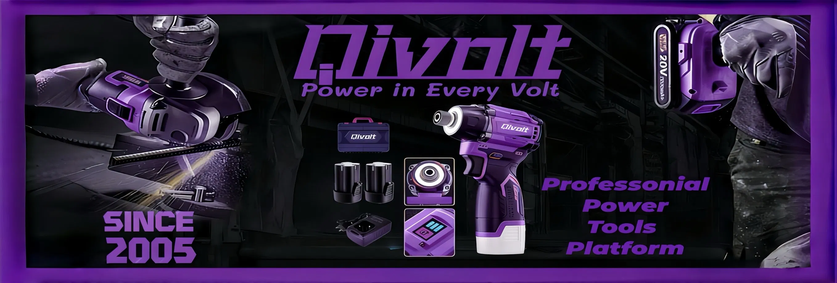 Беспроводной бесщеточный гайковерт Mmy-Qivolt 21В