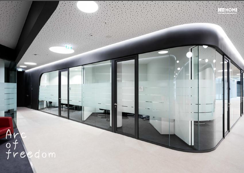 Aluminium/Aluminum Office Partition Various Colour