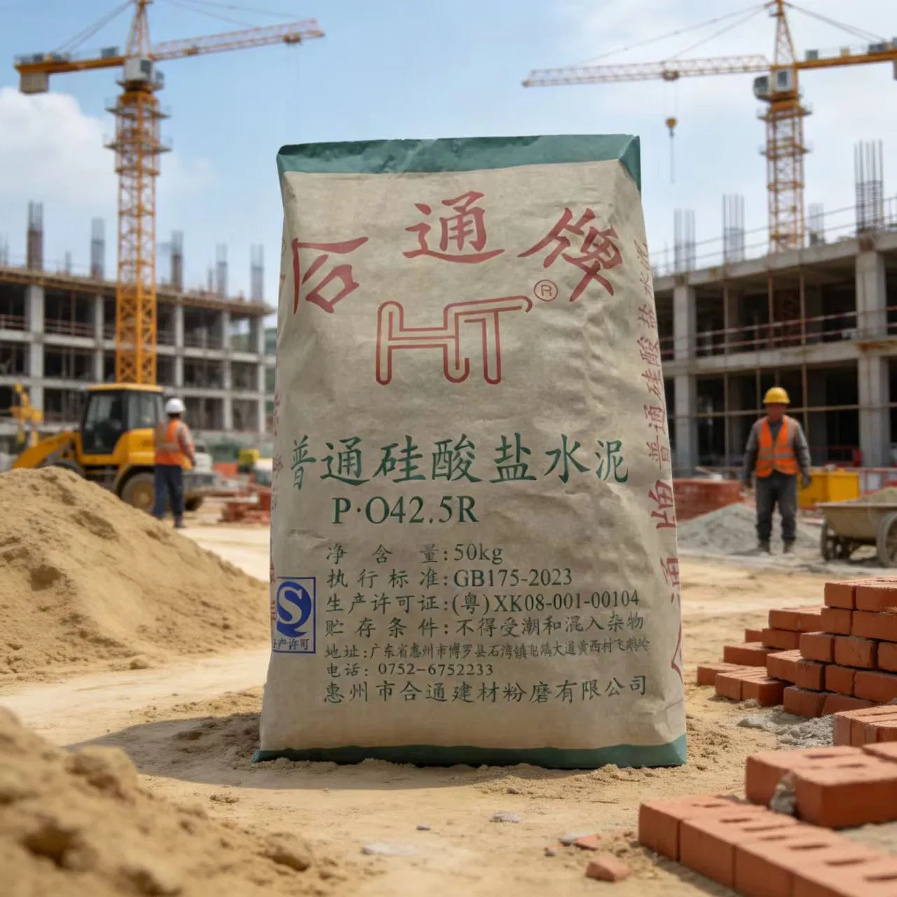 High-Quality Portland Cement for Building Material Applications