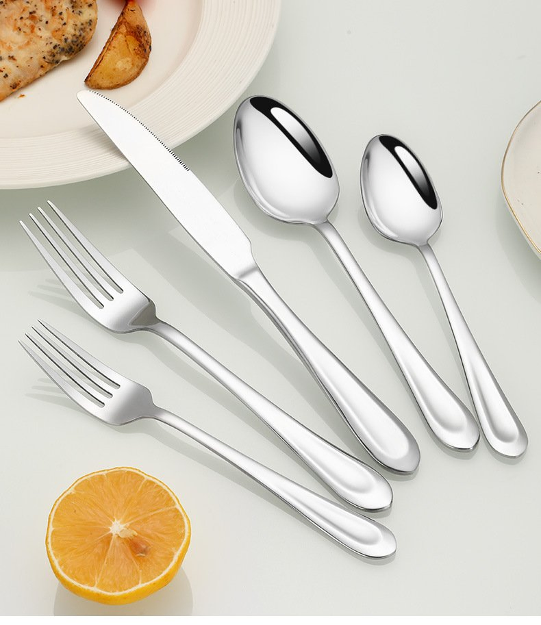 Elegant Dining Stainless Steel Cutlery Set with Custom Logo