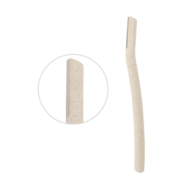 Eco Biodegradable Eyebrow Razor Trimmer Facial Hair Removal Women Derma Blade