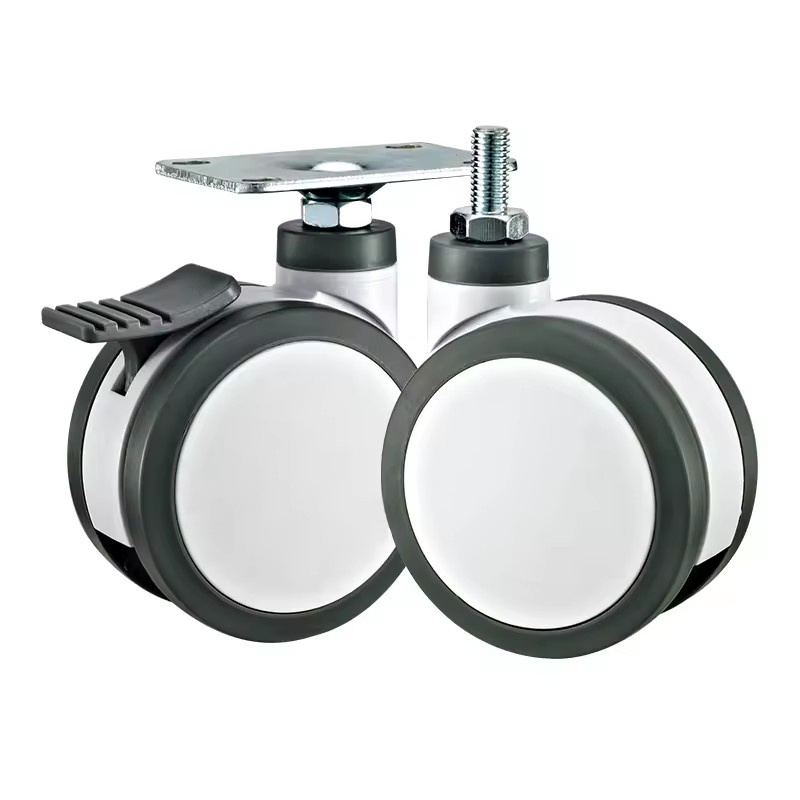 5 6 Inch Hospital Central Lock Medical Casters Wheel Carts