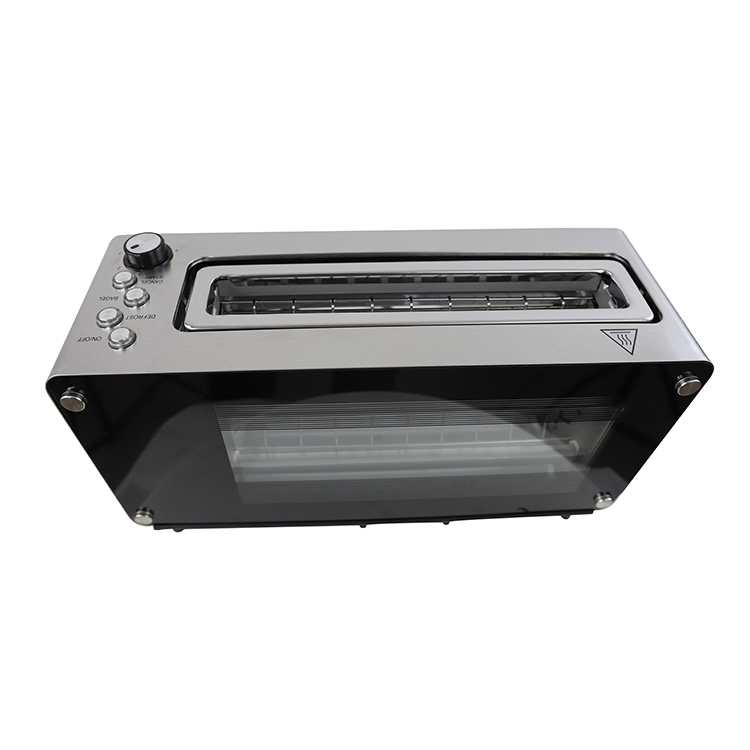 2 Slice Oven Tray Toaster Sandwich Maker Electric Commercial New Designs Bread Toasting Machine with Visible Window