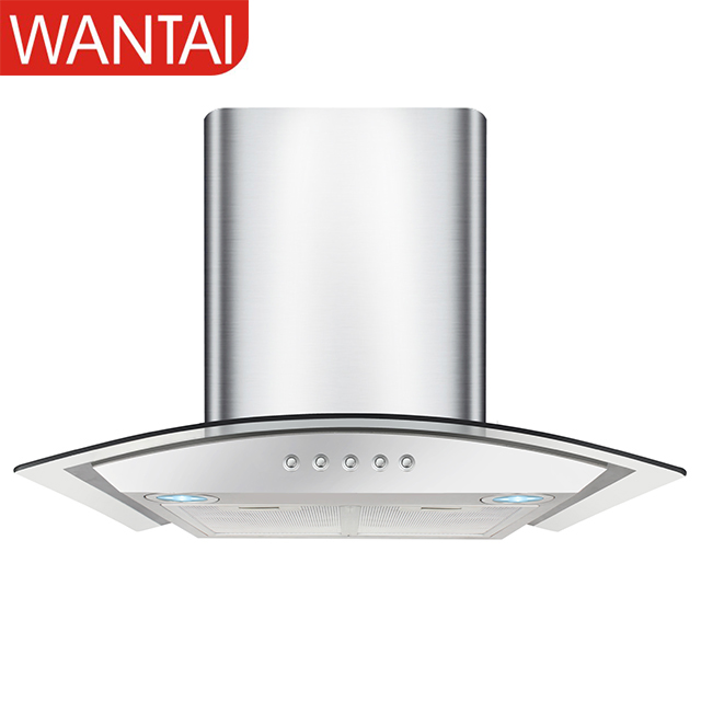 60cm 90cm Manufacturer Kitchen Cooker Hood Wall Mounted Automatic Cleaning Extractor Fan Stainless Kitchen Exhaust Range Hood