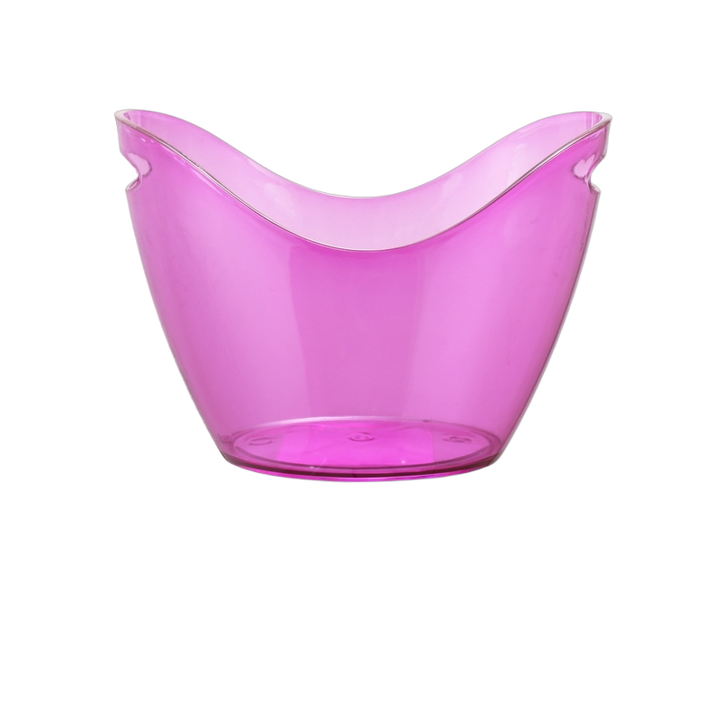 Ice Bucket Beverage Tub Champagne Wine Bucket Plastic Acrylic Tub for Parties