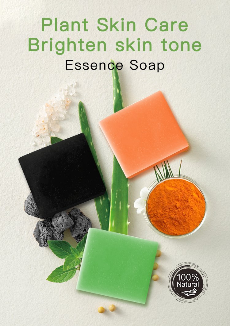 Natural Organic Turmeric Face Soap for Skin Whitening Private Label Turmeric Soap Bar Acne Ginger Soap