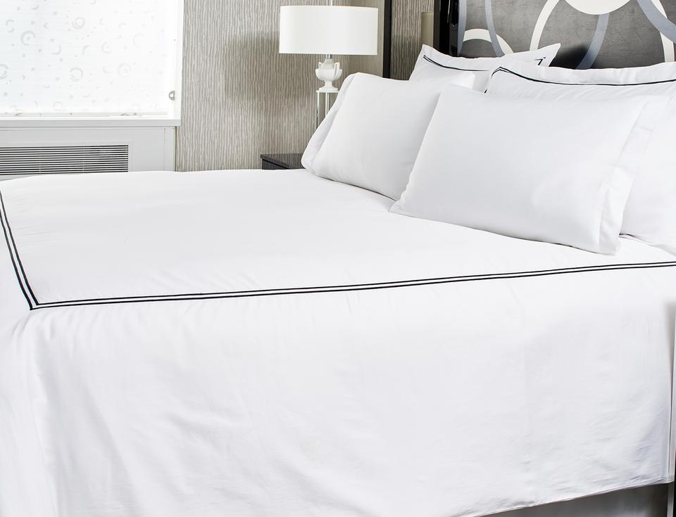 100% Combed Cotton Hotel Bed Sheet Duvet & Pillow Cover Set