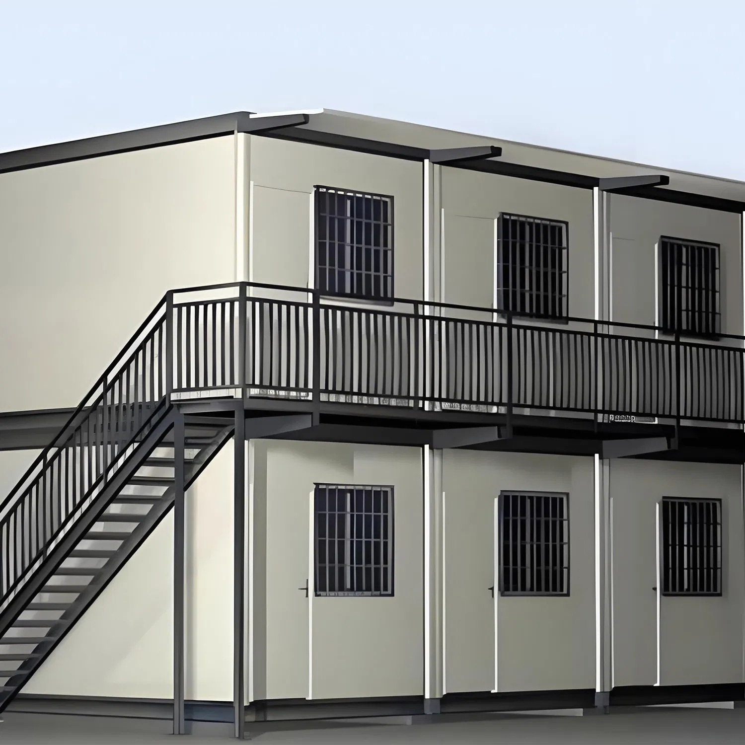 Flexible Steel Temporary Housing with Easy Setup and Modern Design