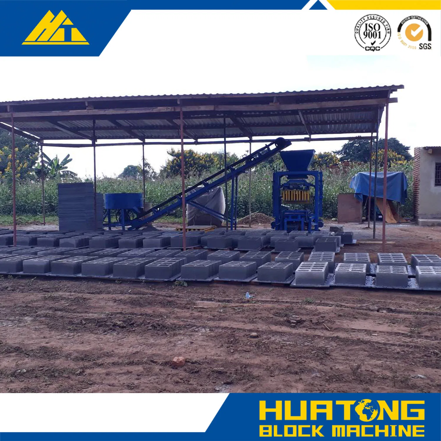 Qtj4-30 Efficient Concrete Block and Paver Brick Manufacturing Solution