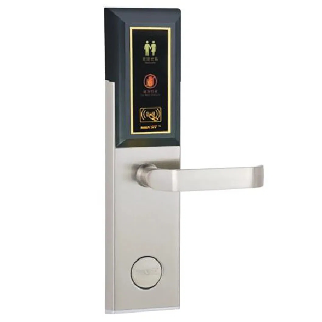 Stainless Steel Case Electronic Card Key RFID Access Control Hotel Door Lock