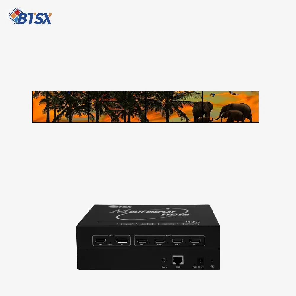 Разветвитель HDMI 1x4 4K60 с гибким аудиовыходом