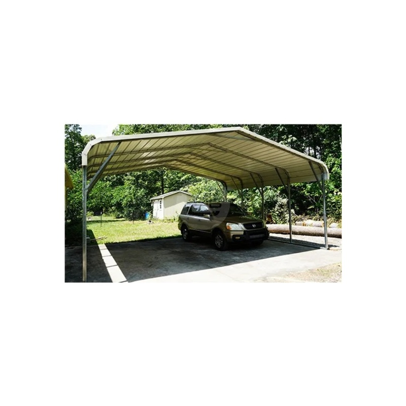 SC068 New Free Standing Style Steel Structure Building Sun Protection Car Shelter