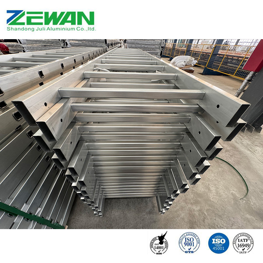 Aluminium Step Ladders Factory Multi Purpose Folding Aluminum Ladder for Industrial Use