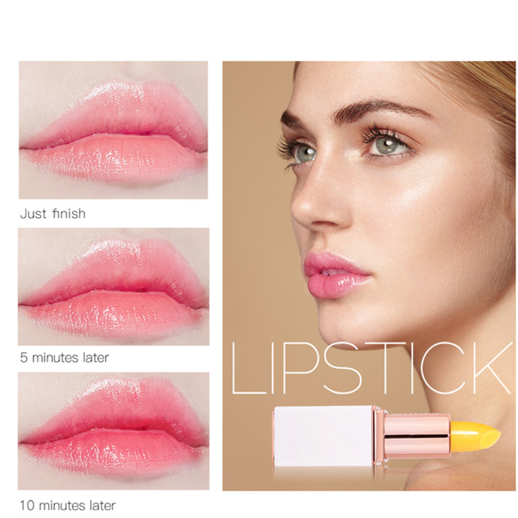 OEM ODM Change Color Pink Moisturizing Jelly Lipstick Lip Balm