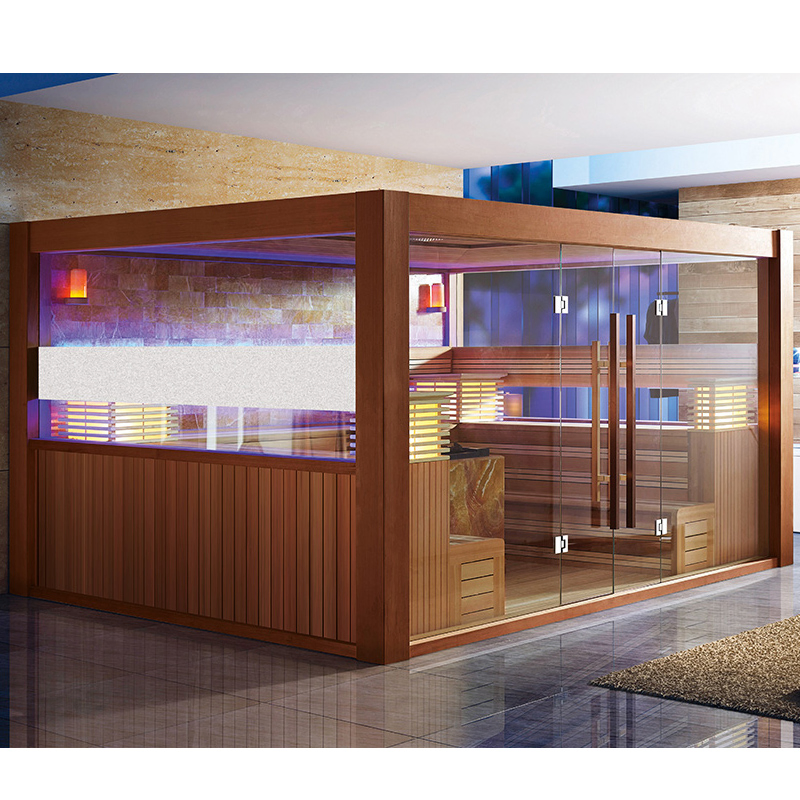 Домашняя сауна на 8 человек с инфракрасным обогревом
