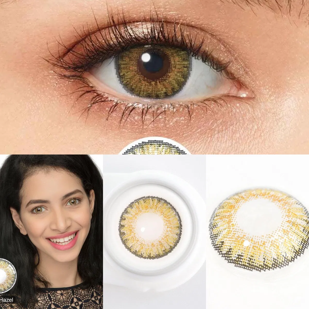 Colored Lenses for Eyes FL Color Contact Lenses for Brown Blue Green Eyes Lenses with Power