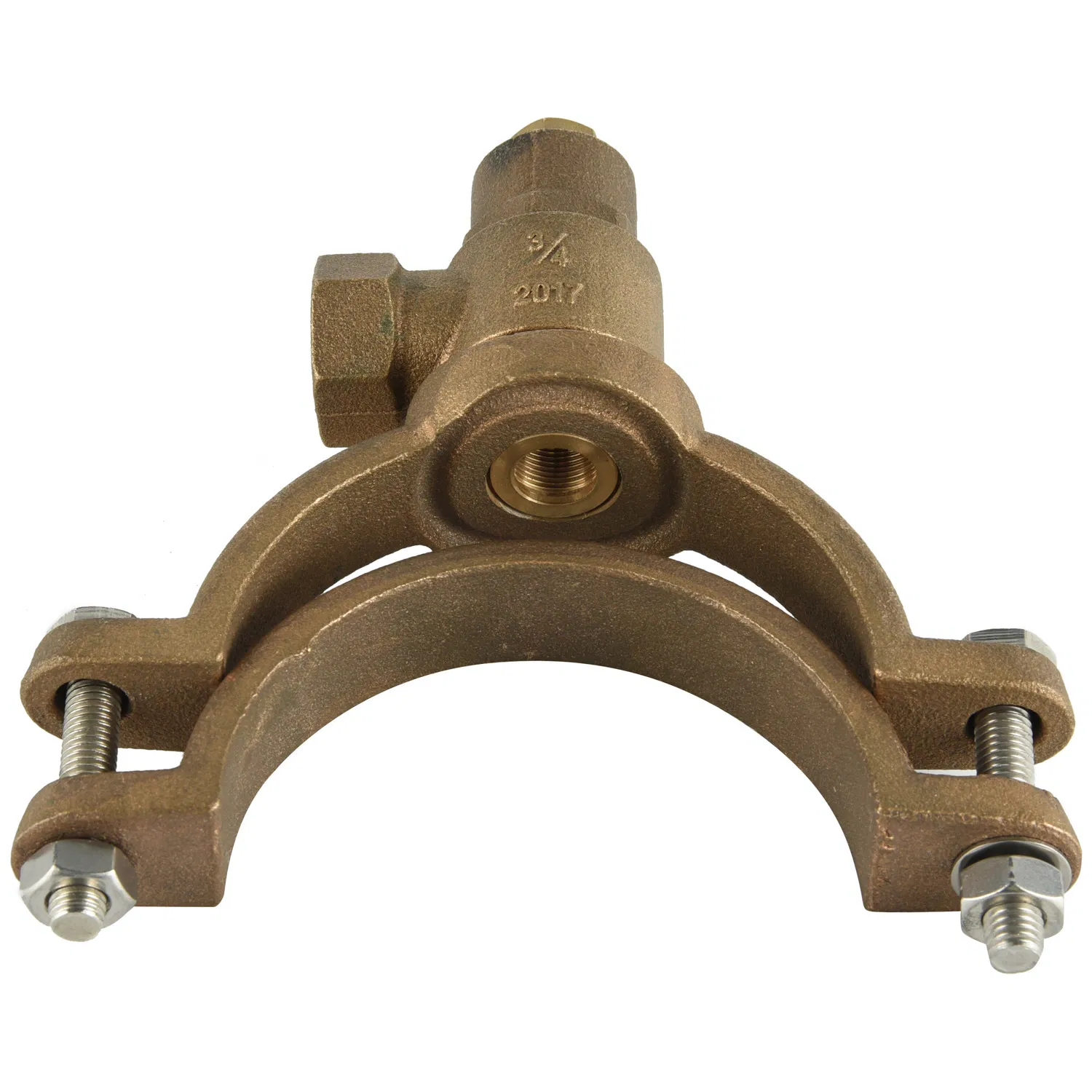 Gunmetal Self-Tapping Ferrule Straps with Thread End