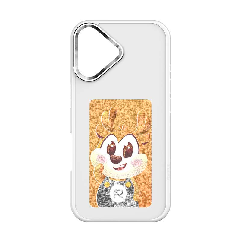 for iPhone 16 PRO Max 16 Plus 15 NFC Smart 4 Color Ink NFC Mobile Phone Case with HD Display E Ink Screen Customizable Display