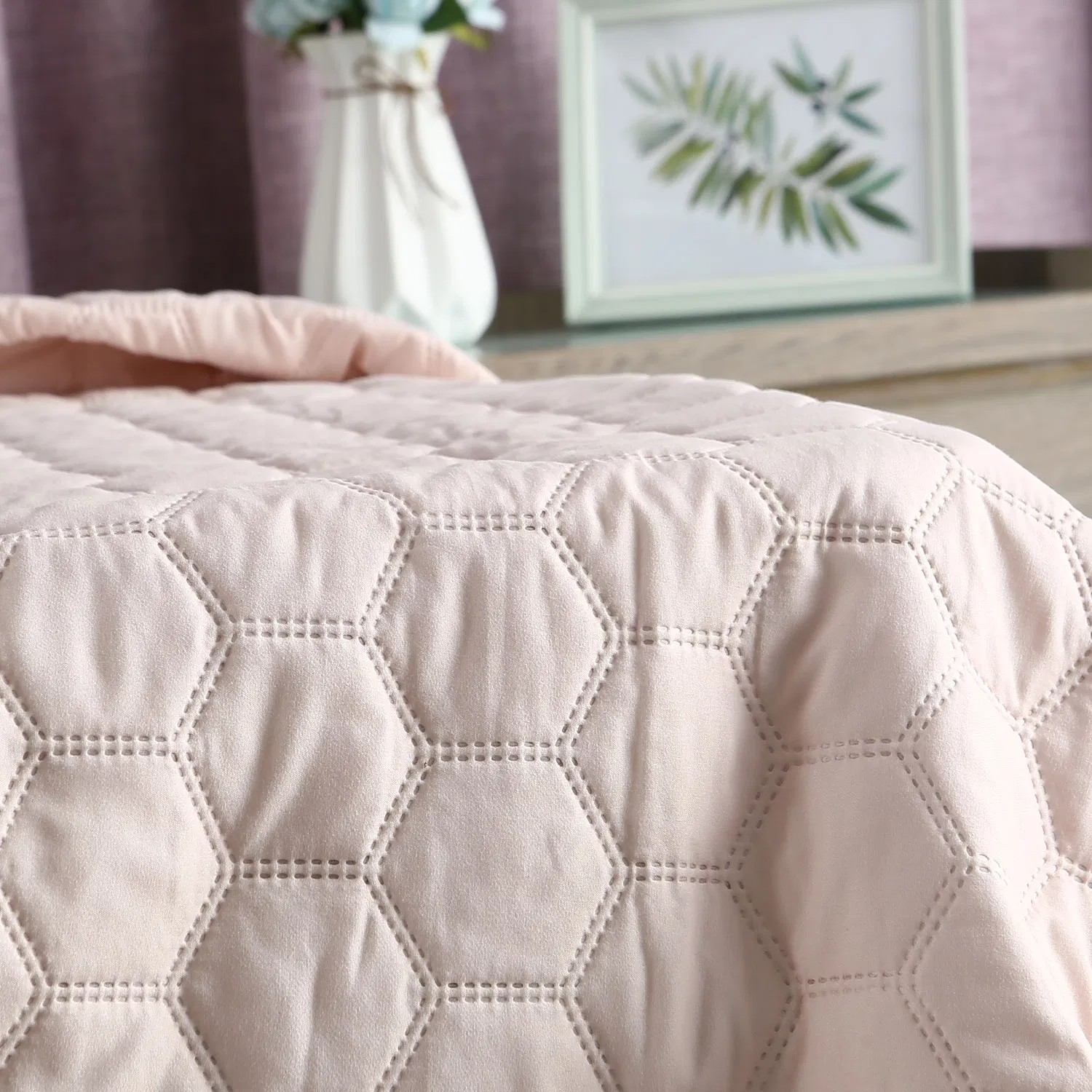 Однотонный плед с алмазным тиснением, тонкий, большой