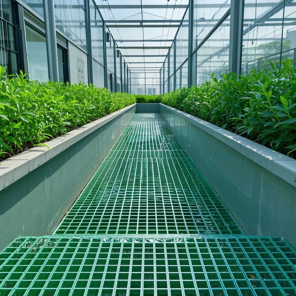 Premium Customized FRP Molded Grid Fiberglass Floor Drain Grating