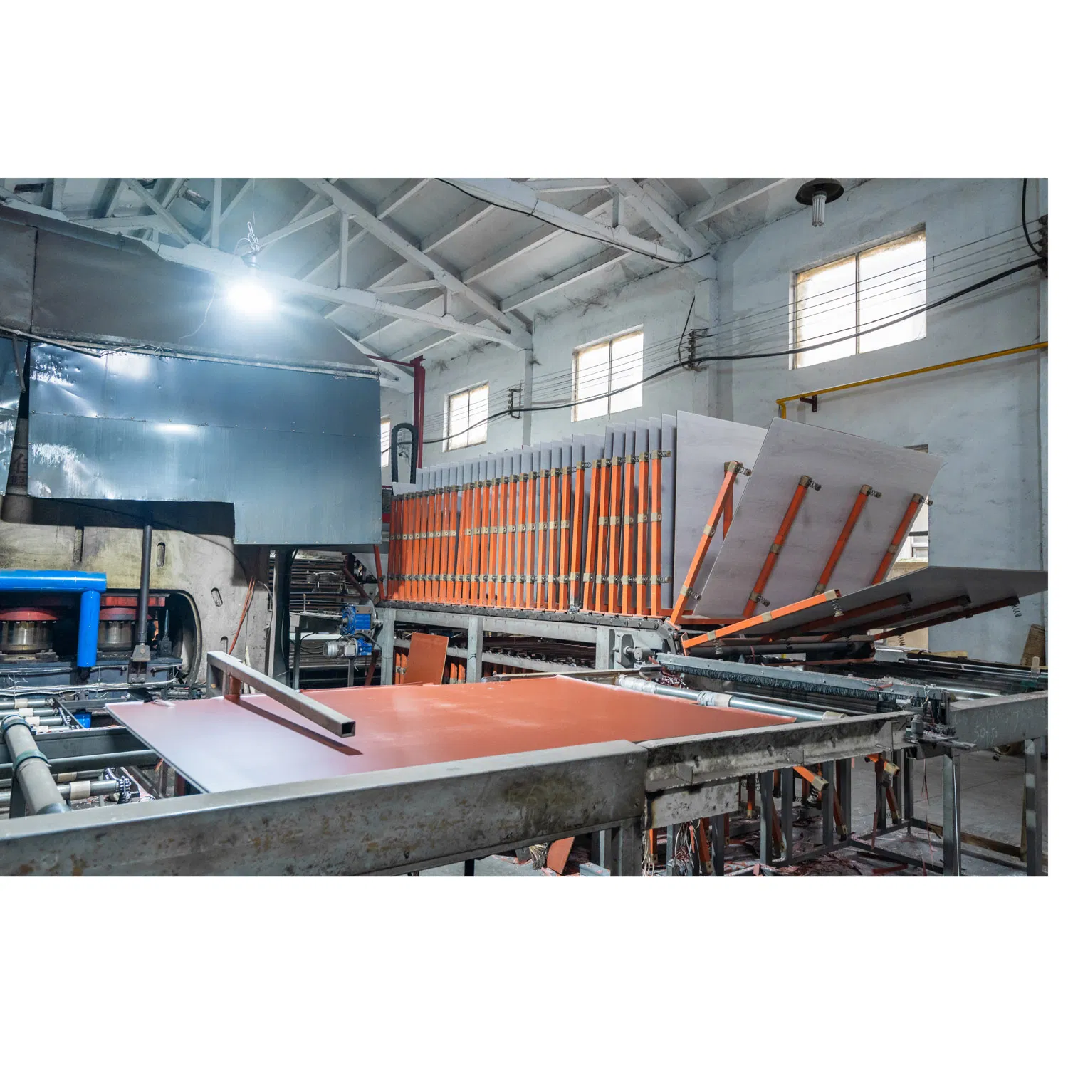 White Oak Woodgrain Texture Teak Waxed Edged Timber Laminate Wooden Flooring