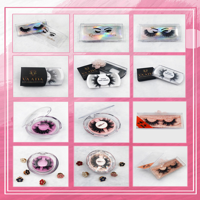 Factory Wholesale Price 25mm 3D Mink Eyelashes Real Siberian Mink 25mm Lashes with Customize Own Brand Box