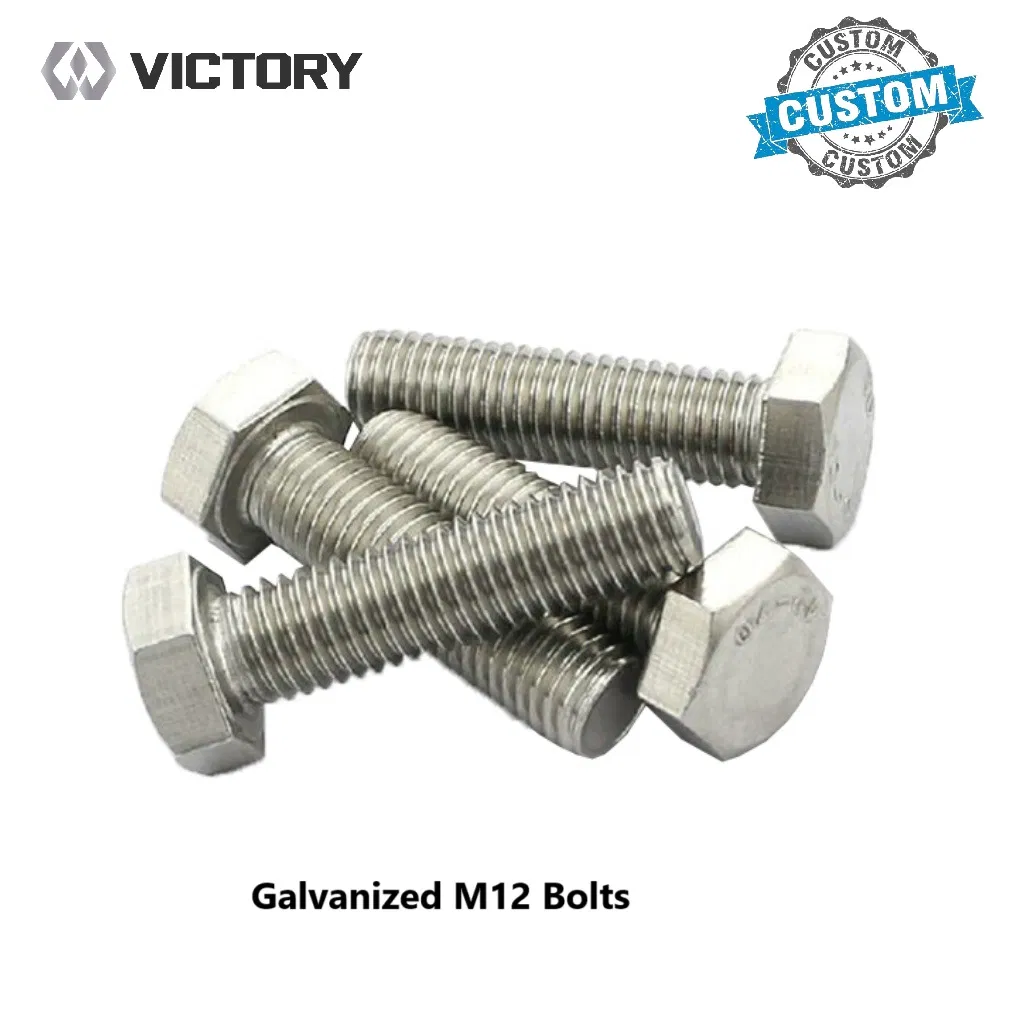 Weather-Resistant Hot DIP Galvanized Grade 8.8 Bolts and Nuts