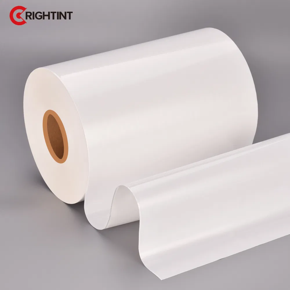 Glossy White BOPP Film for UV Inkjet Packaging Pouch Vinyl