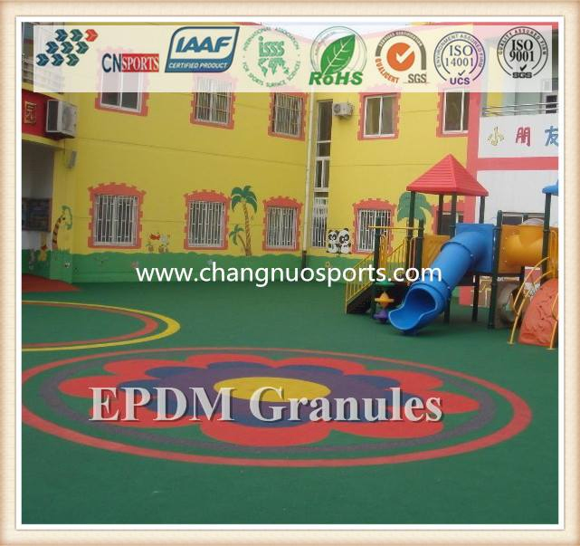 EPDM Granules Rubber Gym Flooring From 10+ Years Factory
