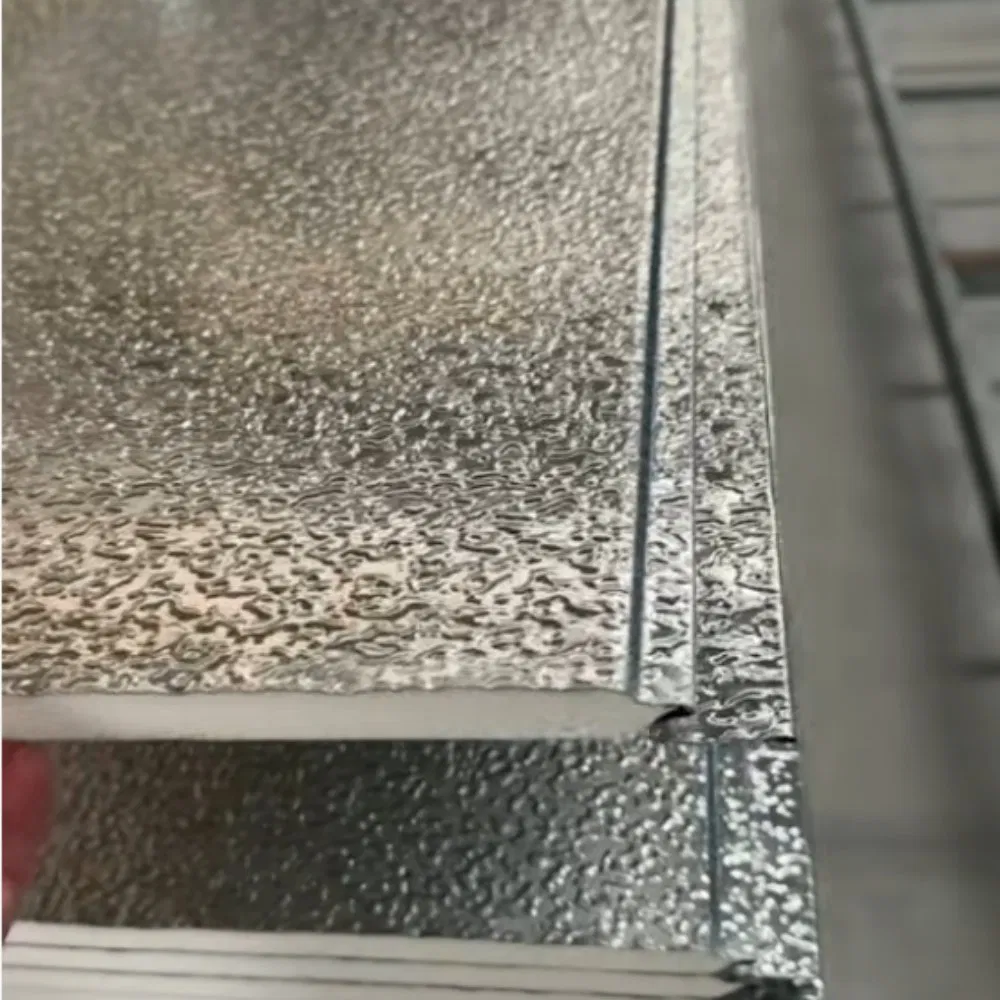 Waterproof Exterior PU Foam Sandwich Panels Metal Wall Decoration Panel