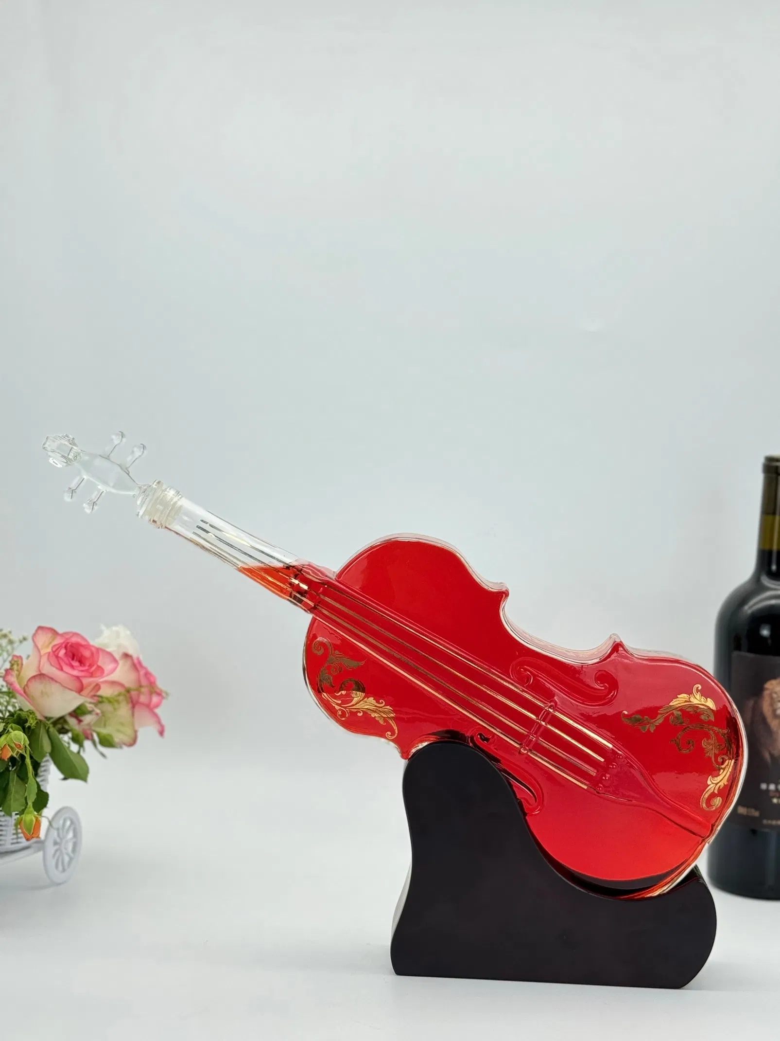 Newauto Premium Glass Decanter for Wine and Whisky