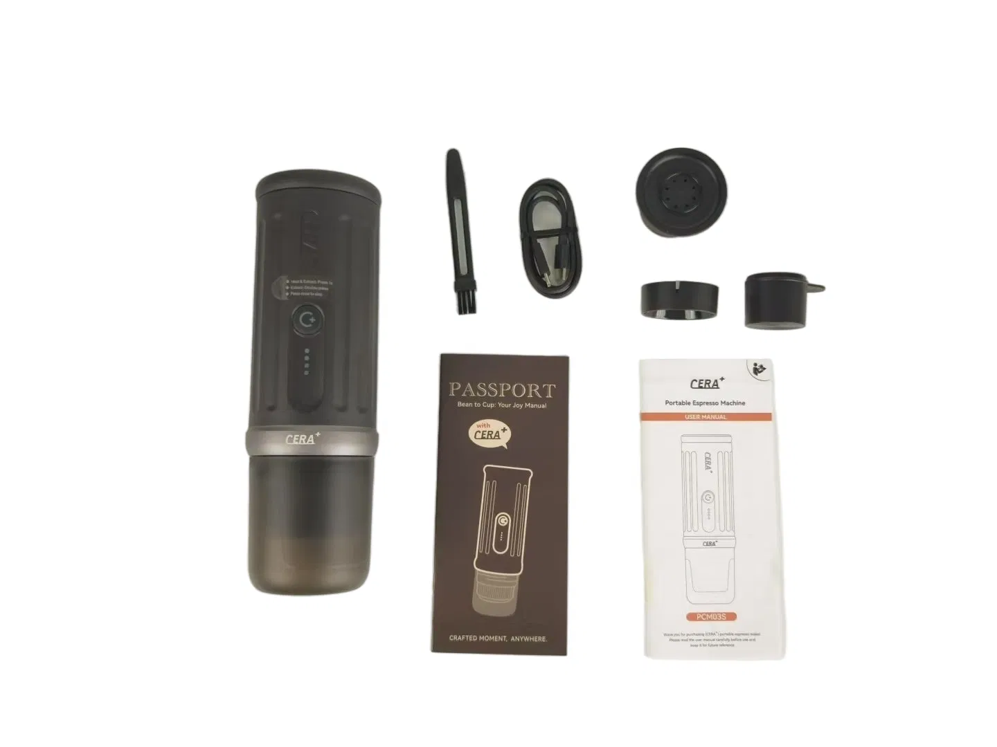 Cera+ Portable Espresso Coffee Maker 20bar USB Electric Car Powered for Travel & Outdoor Use PCM03s