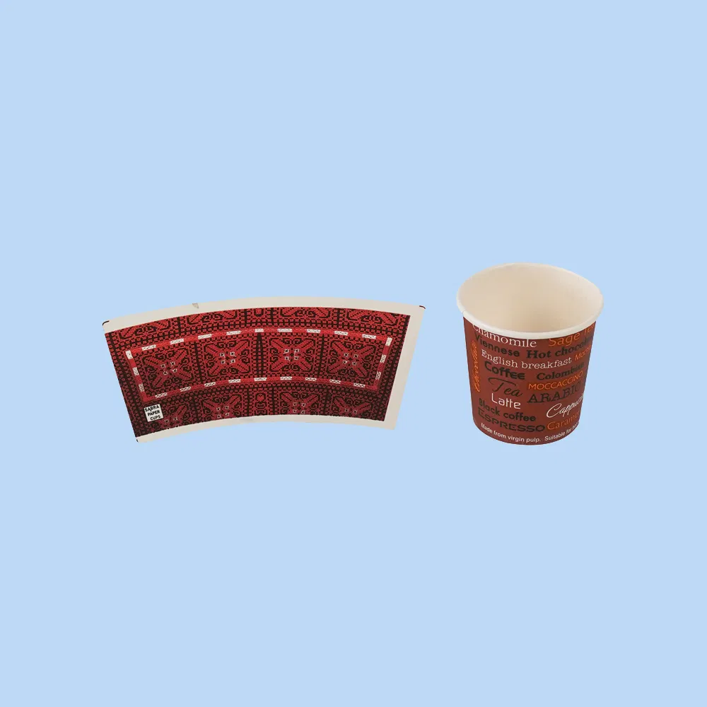Coffee Cup Paper Fan Hot Drink Tea Fans 12oz 10oz 22oz