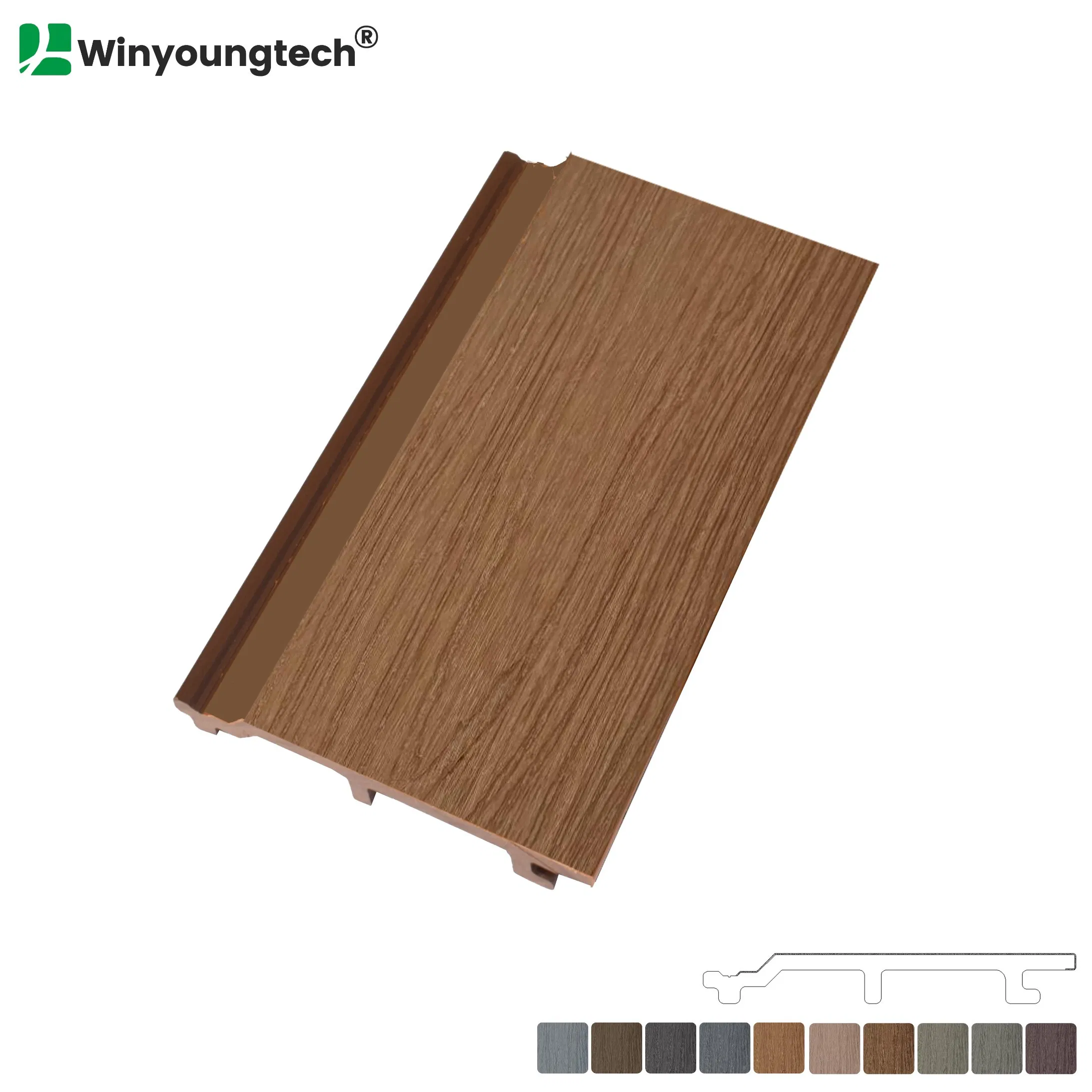 Customizable Colors Outdoor Building Material WPC Wall Panel Cladding