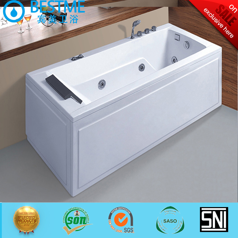 Угловая гидромассажная ванна Bestme KB-414