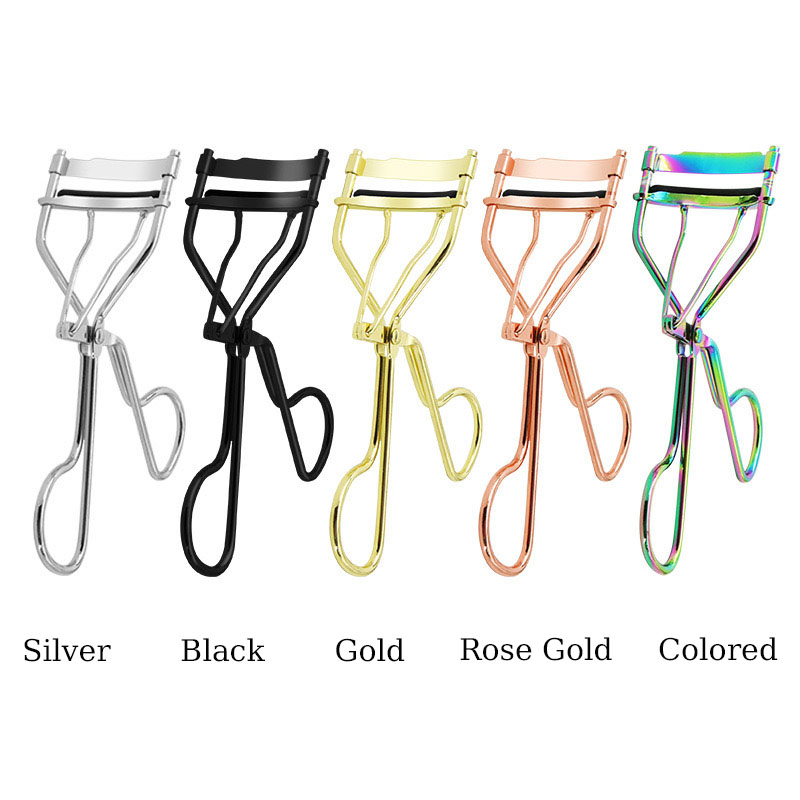 Colored Manual Carbon Steel Eyelash Curler Applicator