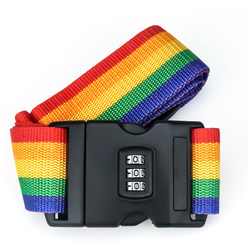 Custom Length New Travel Luggage Bag Adjustable Belt Password 3 Digitalluggage Strap Lock